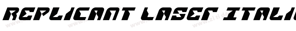 Replicant Laser Italic字体转换